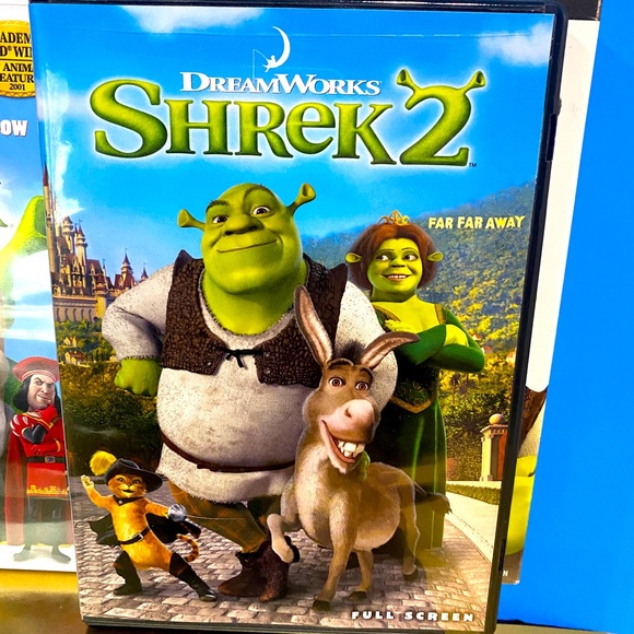SHREK DVD BUNDLE SHREK 1, SHREK 2 & SHREK THE THIRD DREAMWORKS VINTAGE - Picture 3 of 12